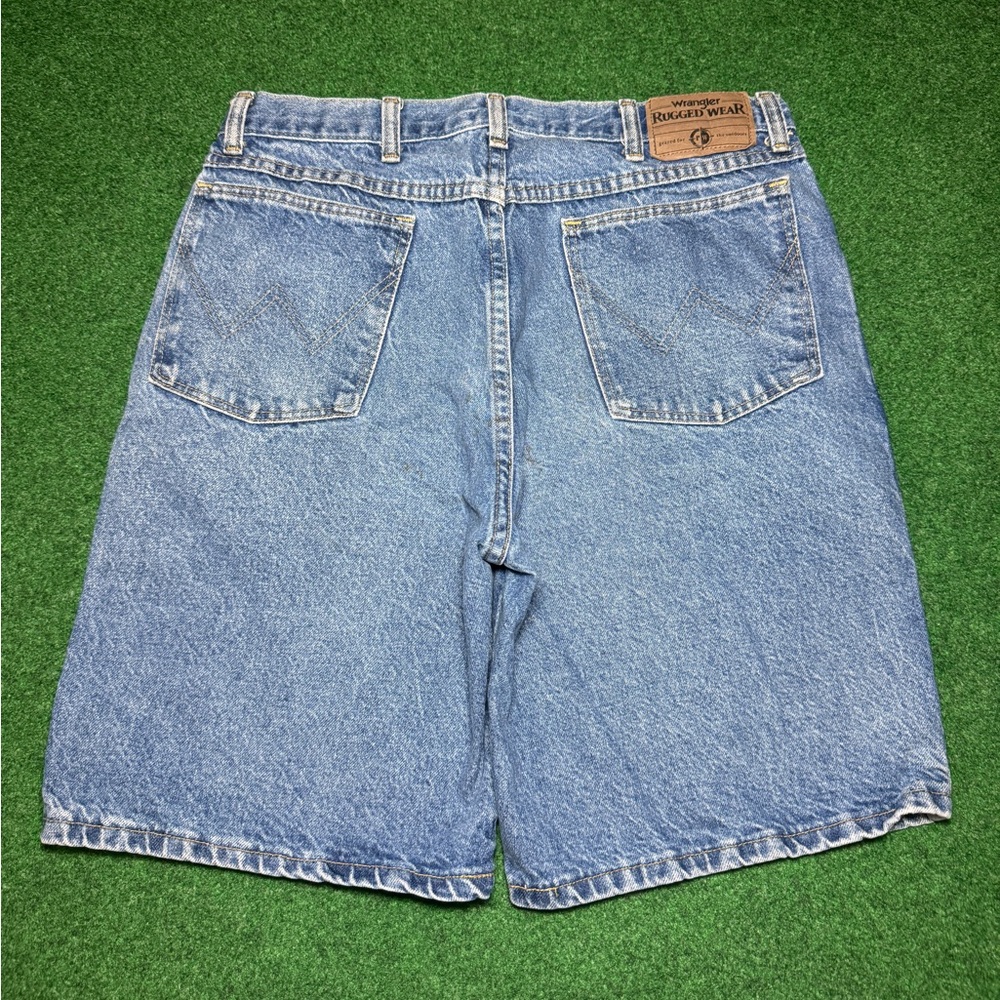 Jorts Wrangler 34 10” Relaxed Fit Baggy 90s Y2K Skater Grunge Denim Shorts